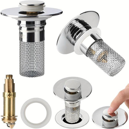 🔥Black Friday Sale: Bathroom Sink  Universal Pop Up Sink Drain Filter