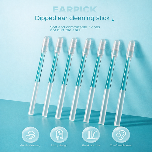 🔥Last Day 70% OFF 💦Sticky Ear Cleaning Sticks – Gentle, Visible Ear Care
